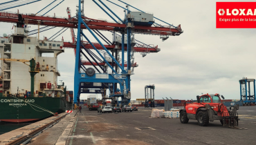 Grand Port Maritime - Nouveaux rails pour les portiques - LOXAM Rental Réunion