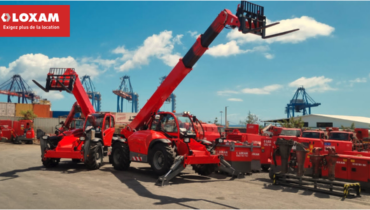 Deux chariots télescopiques neufs, pour vos chantiers plus faciles - LOXAM Rental Réunion.