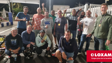 Soirée karting avec les équipes de LOXAM Rental Réunion.
