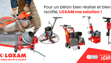 Travailler le béton frais ou ancien ? Louez les équipements de coulage et finition chez LOXAM
