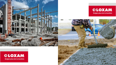 Mise en place béton frais, rectification et démolition béton dur : Bonnes pratiques, sécurité, recyclage vieux béton.| Loxam Réunion